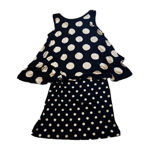 Anthropologie Maeve Polka Dot Shift Dress – XS – Parisian Chic Timeless Elegance - Picture 4 of 8